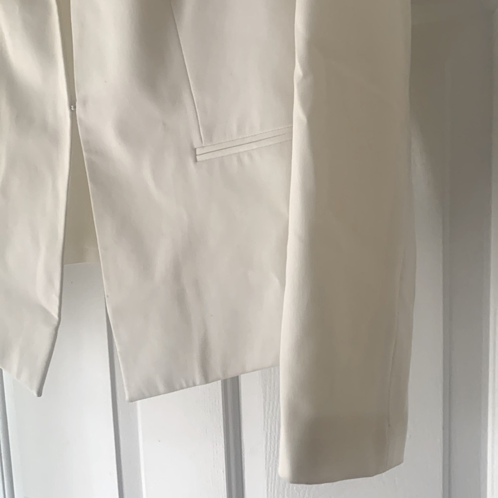 Chaus New York White Open Front Blazer - Picture 8 of 16